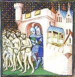 La population expulsée de Carcassonne en 1209